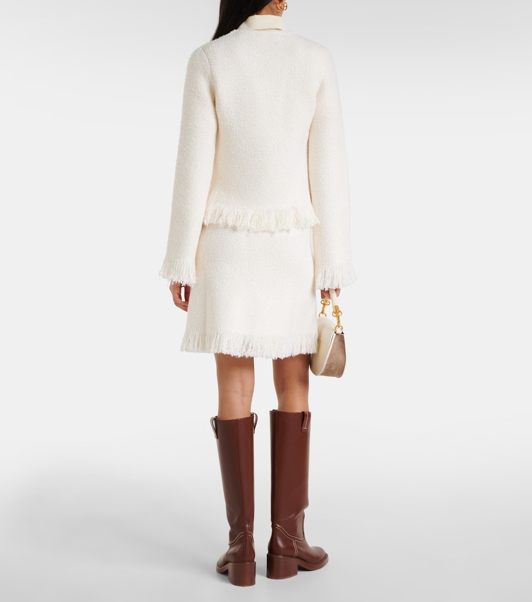 Wool, silk, and cashmere-blend jacket | Chloé