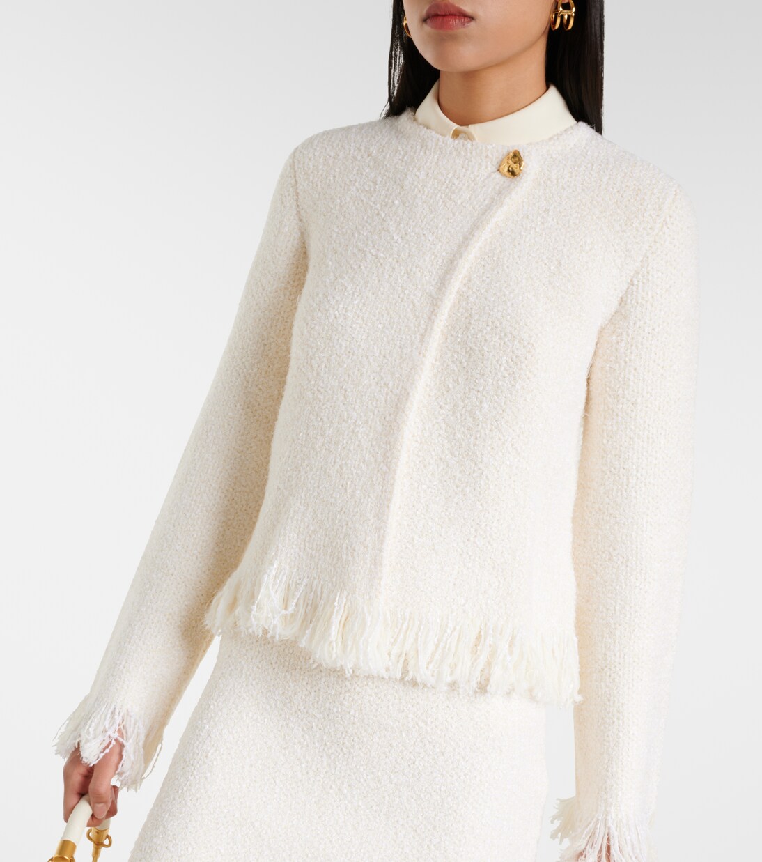 Wool, silk, and cashmere-blend jacket | Chloé