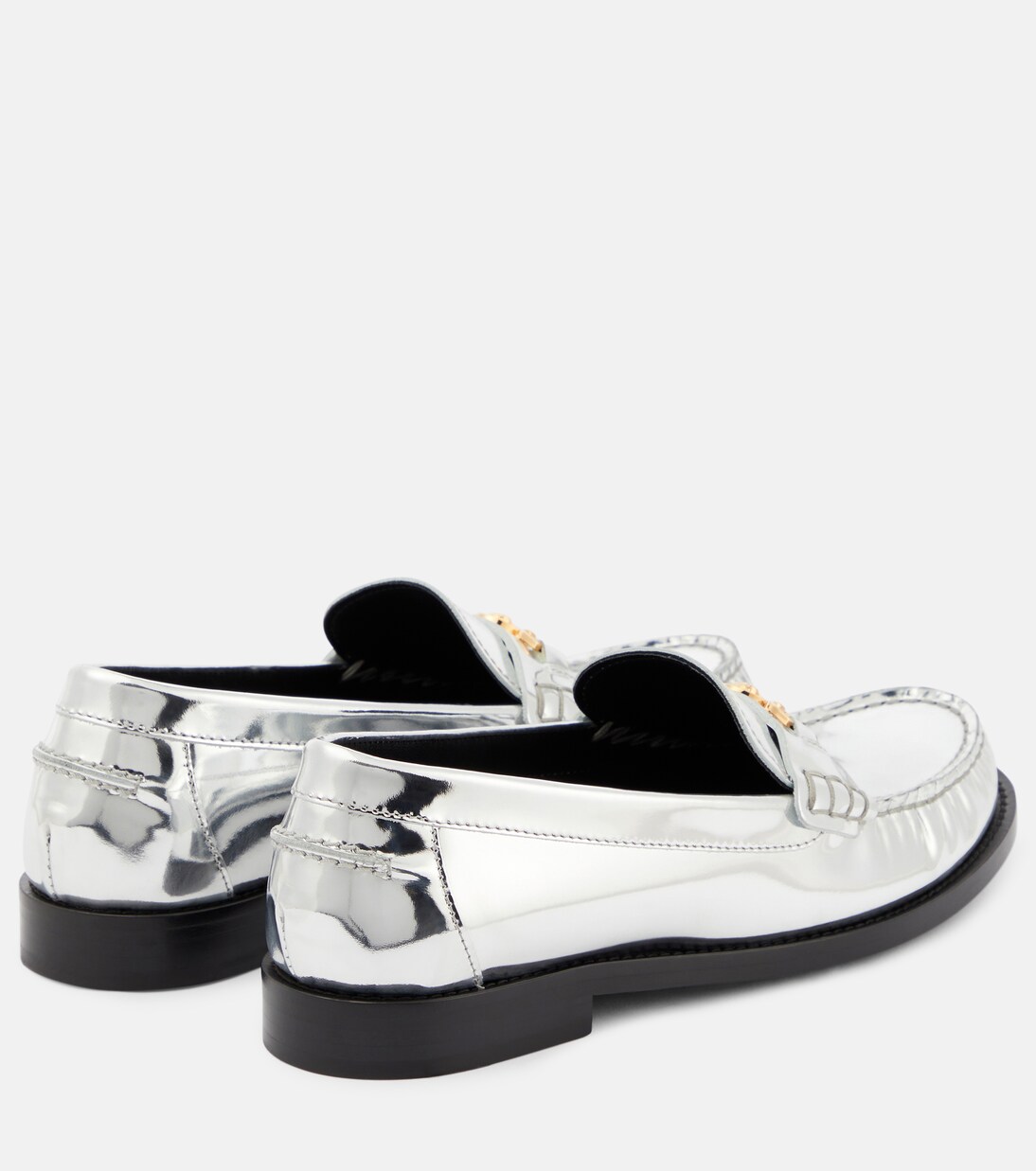 Loafers Medusa '95 aus Metallic-Leder | Versace