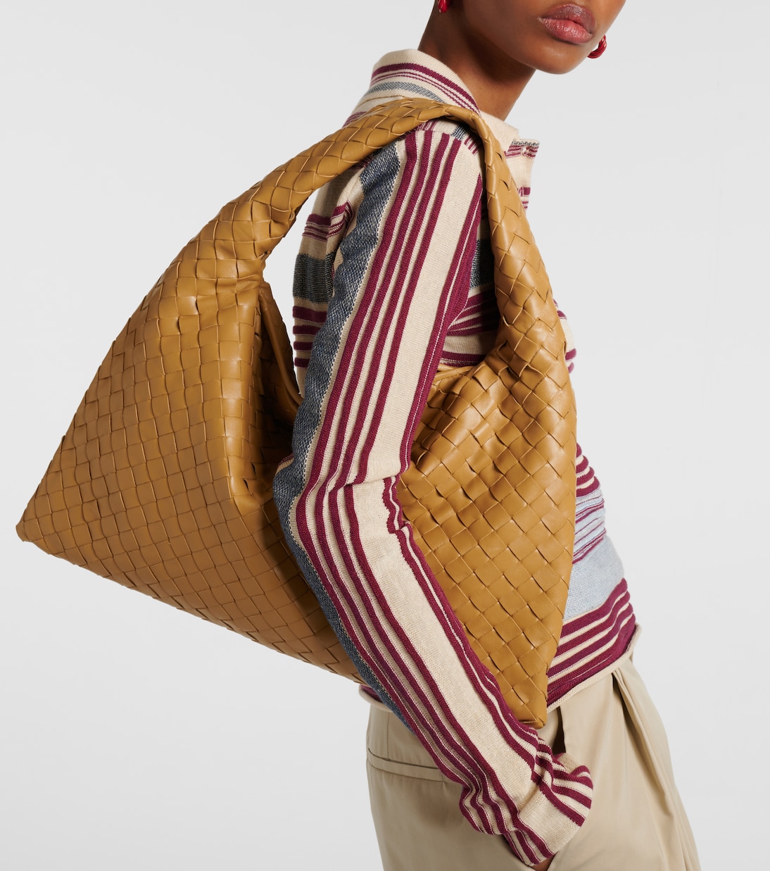 Sac Hop en cuir Intrecciato  | Bottega Veneta