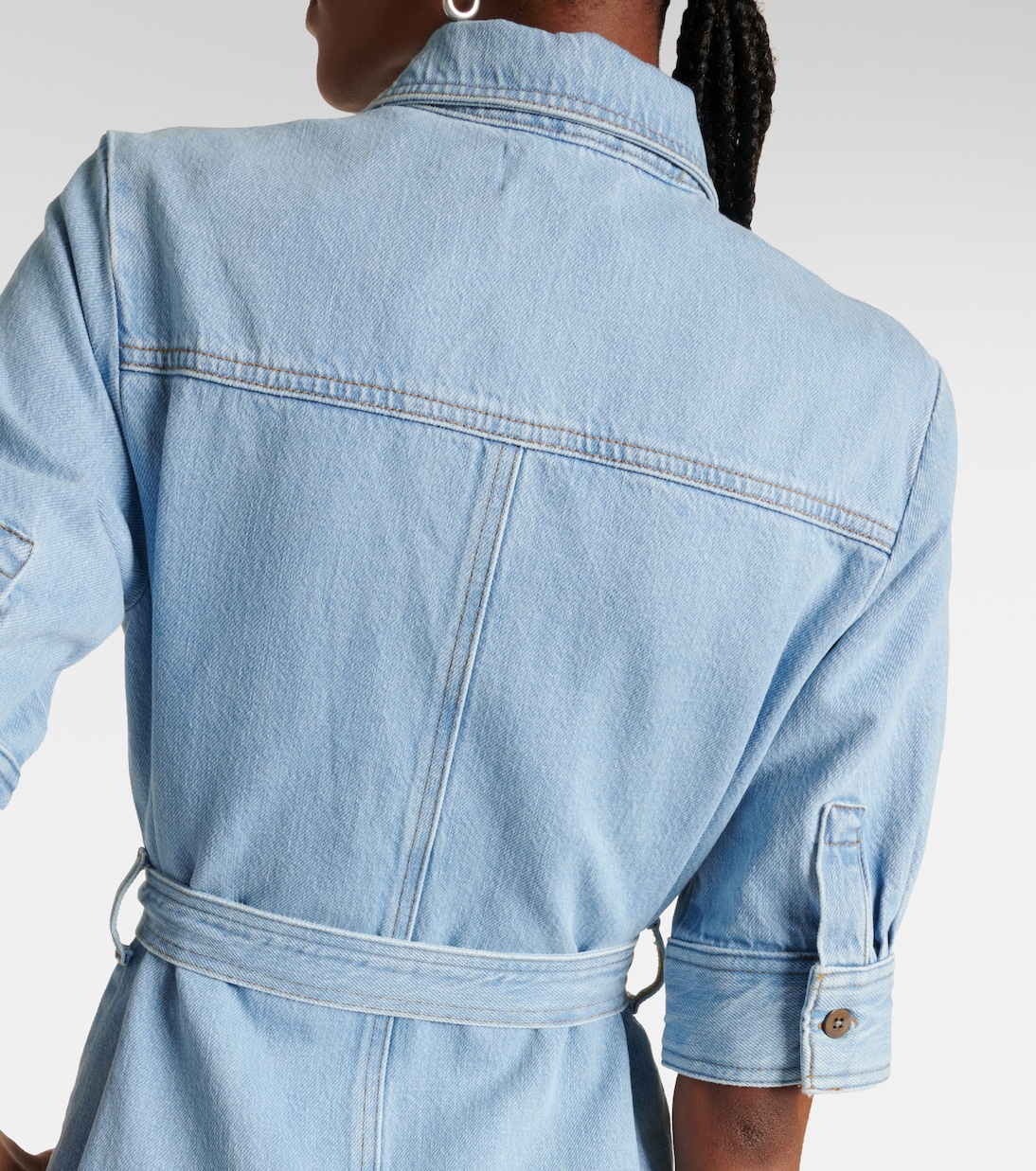 Robe chemise en jean | Frame