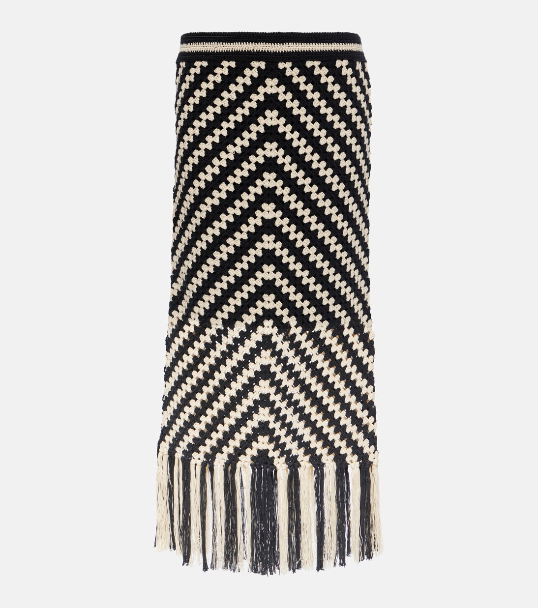 Midirock Halliday aus Häkelstrick | Zimmermann