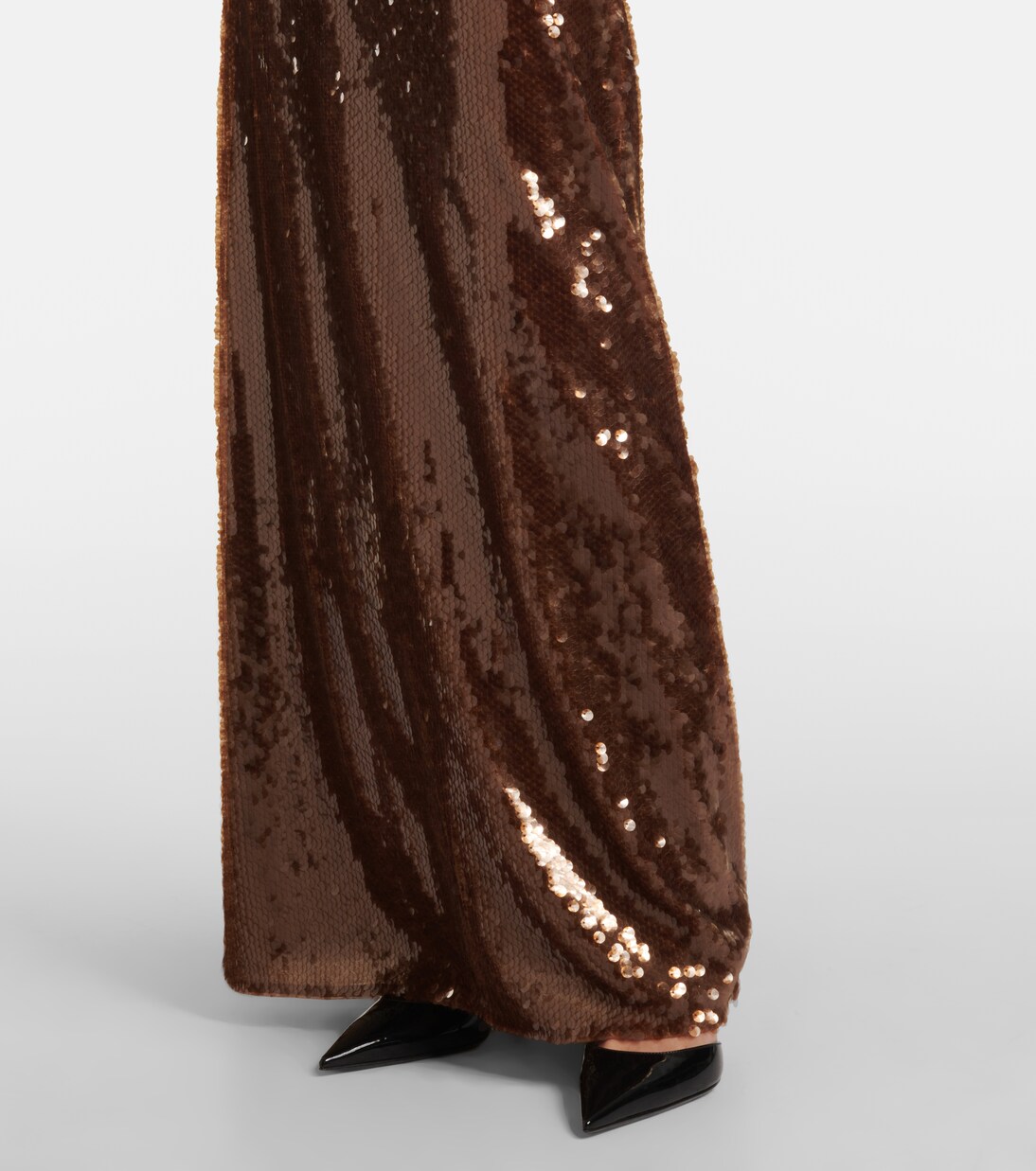 Robe longue Triquetra à sequins | Christopher Esber