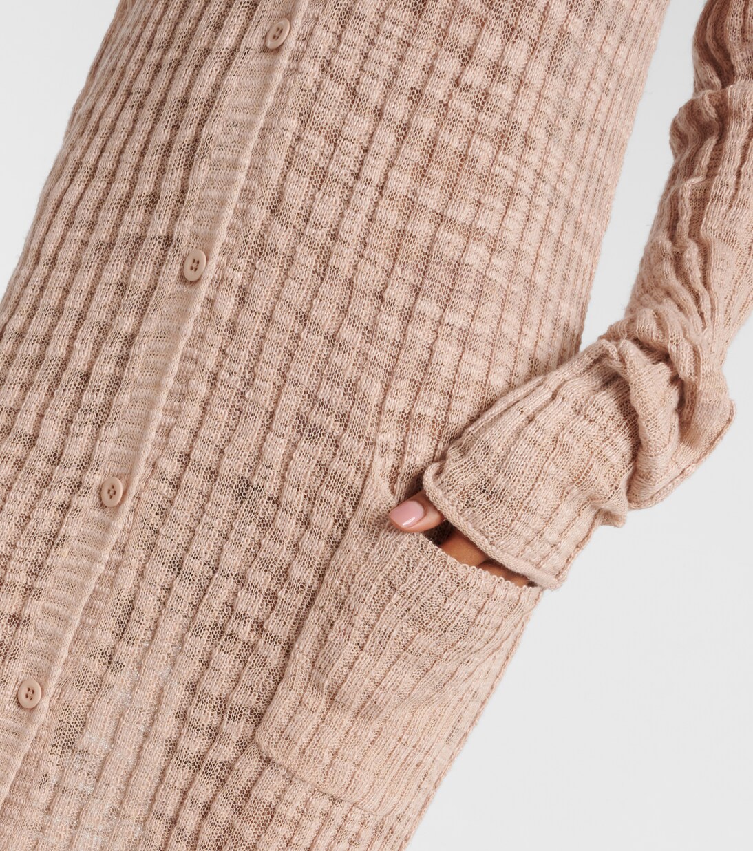 Cardigan aus einem Leinengemisch | Acne Studios