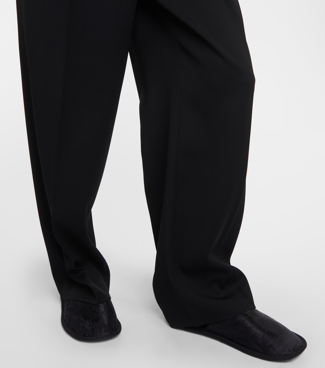 Weite Hose Lonan aus Schurwolle | The Row