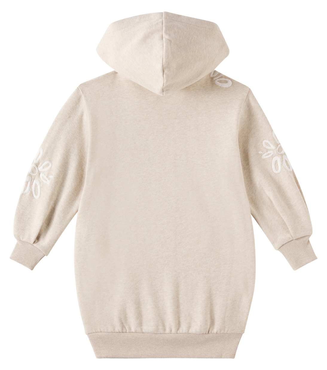 Robe sweat-shirt en coton à logo | Chloé Kids