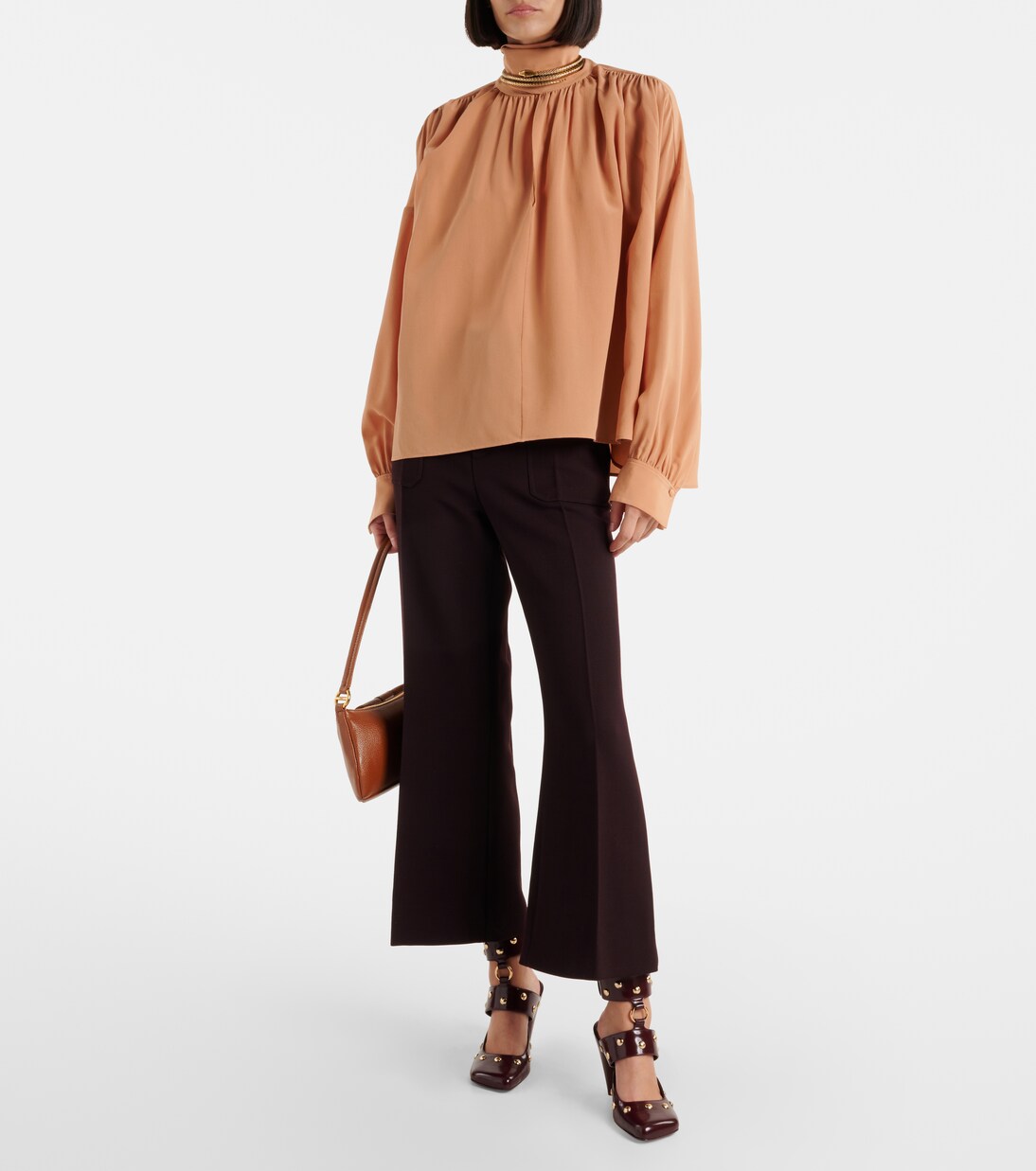 Salones Jade de piel con tachuelas | Chloé