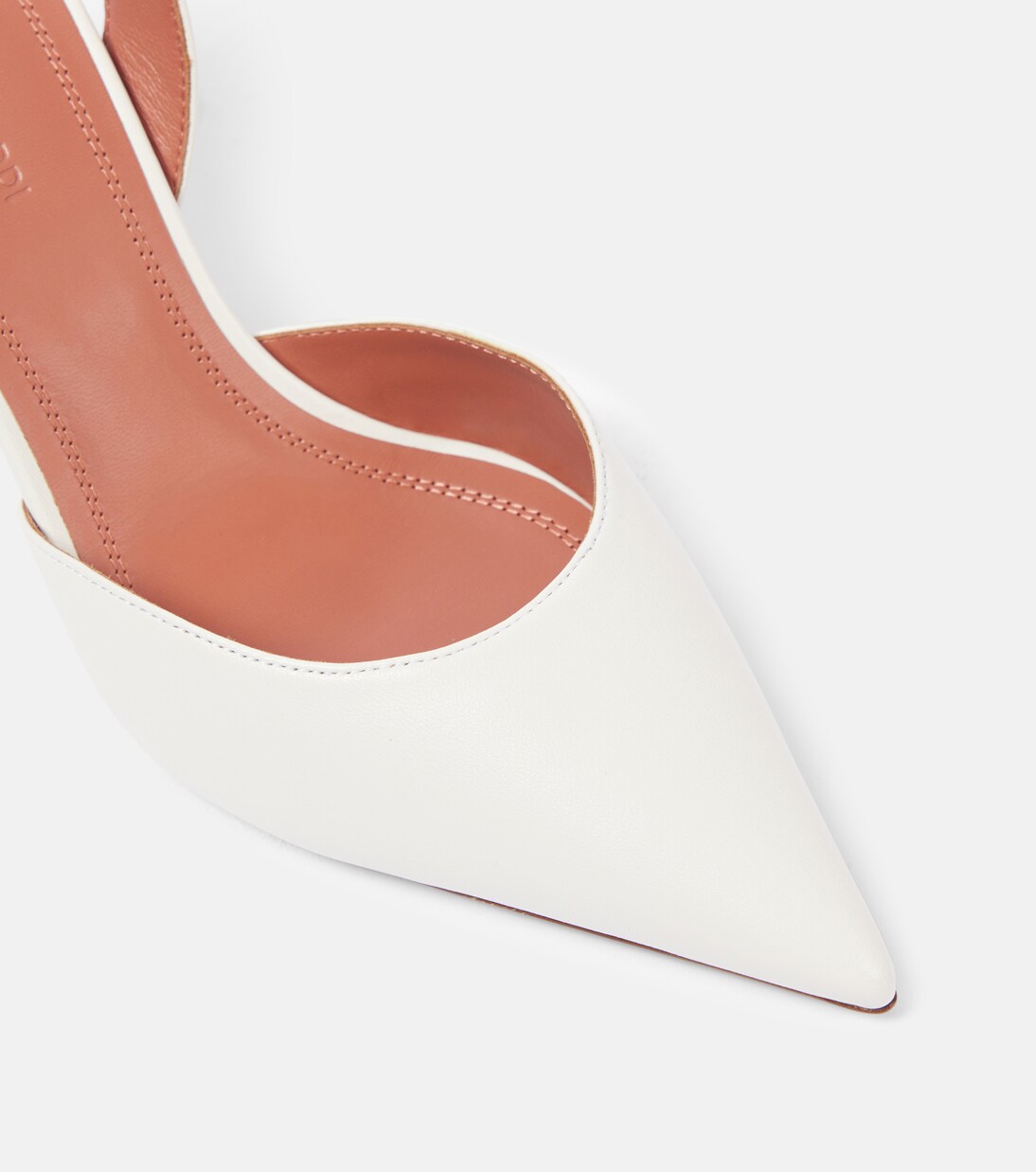 Holli 70 leather slingback pumps | Amina Muaddi