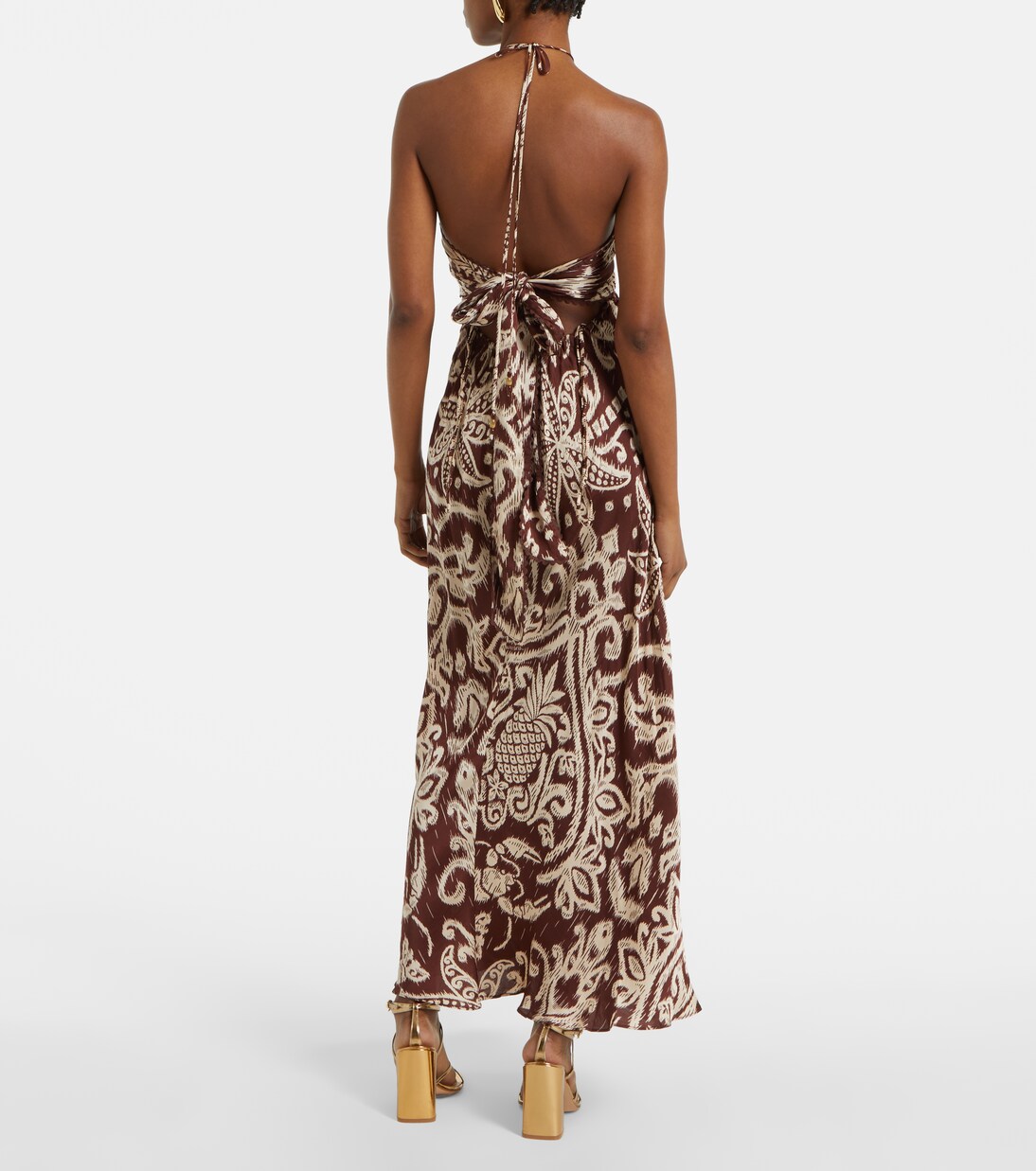 Robe longue Carla à perles | Poupette St Barth