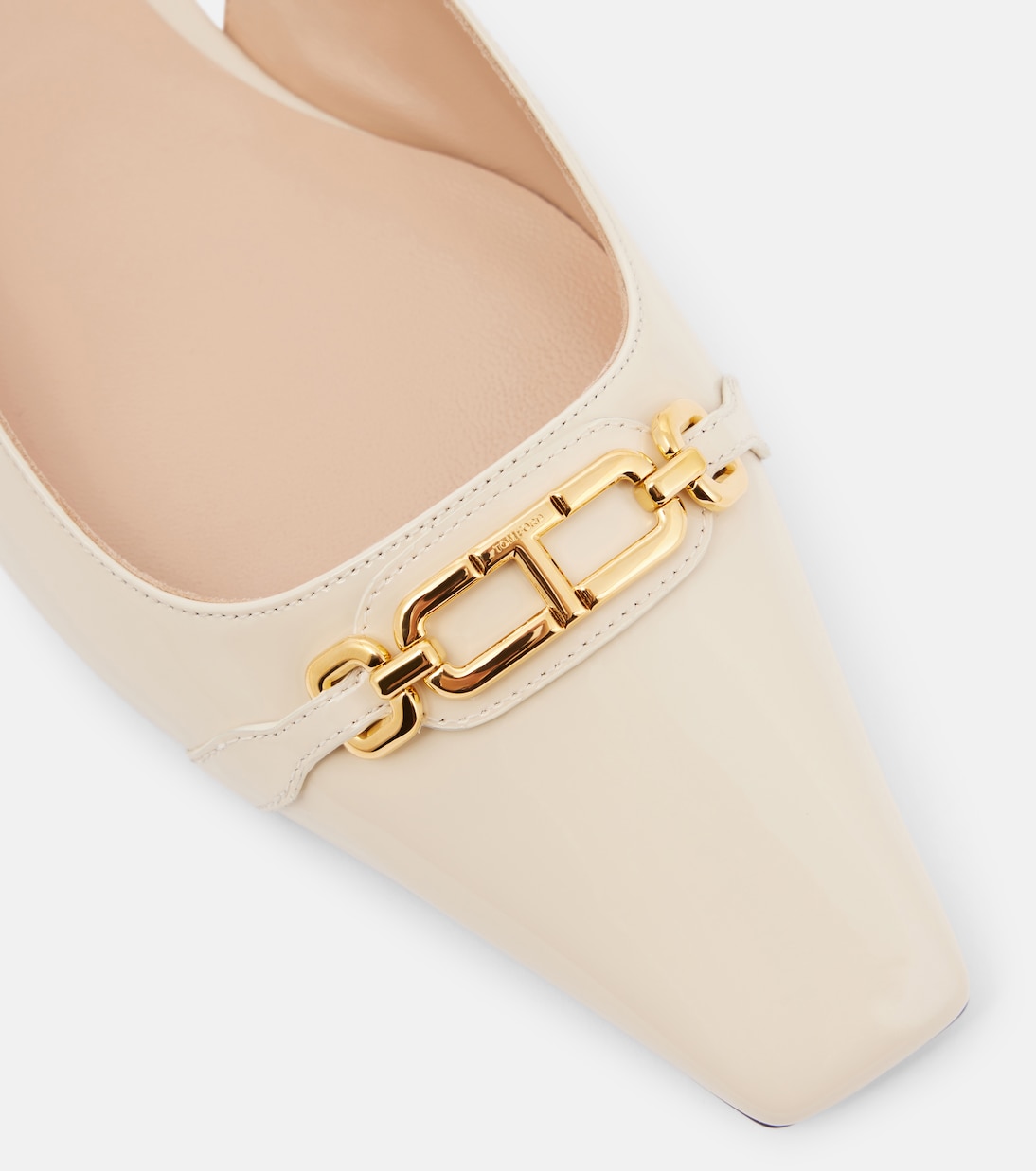 Slingback-Ballerinas aus Lackleder | Tom Ford