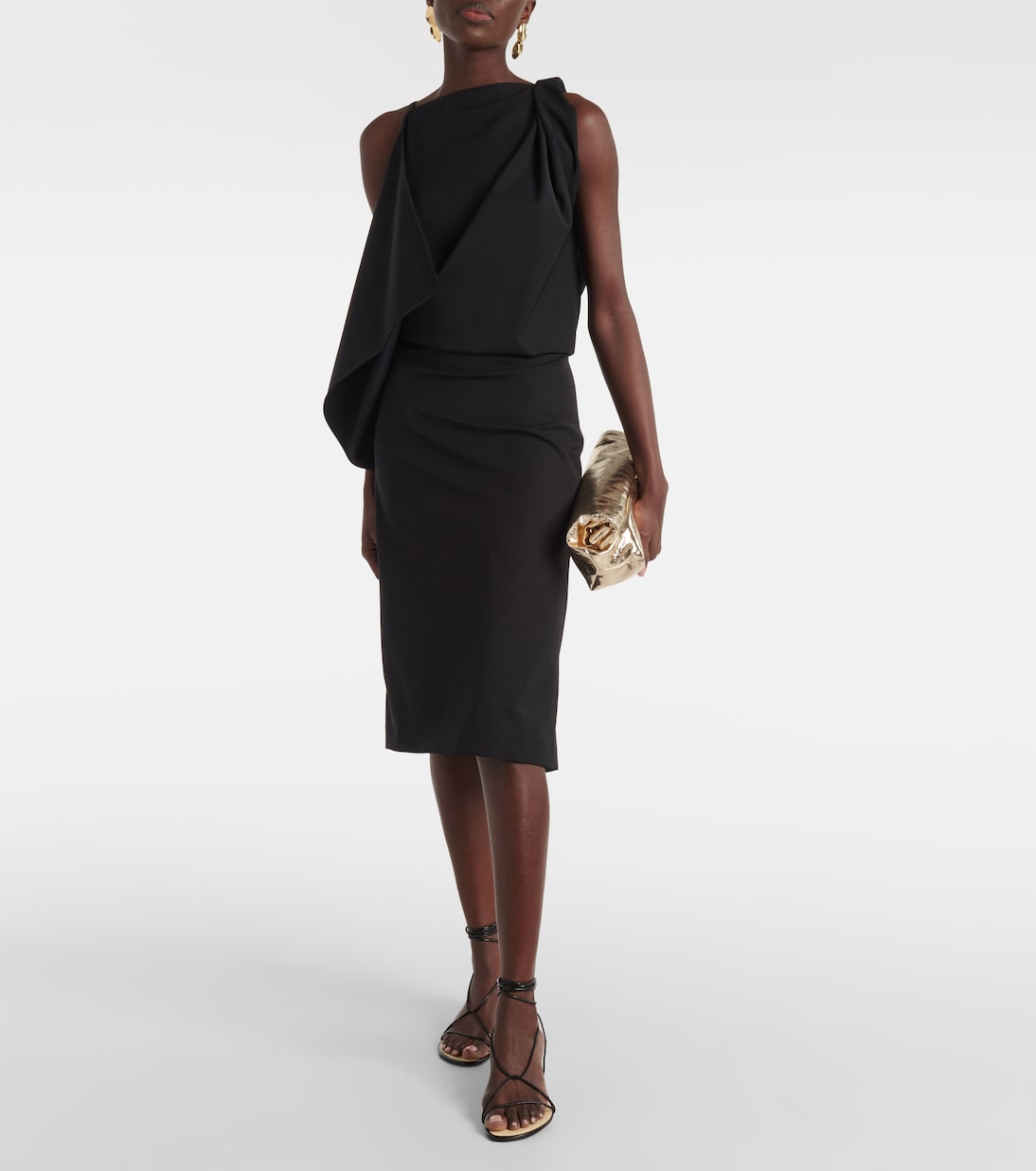 Midikleid Elena aus einem Wollgemisch | Proenza Schouler