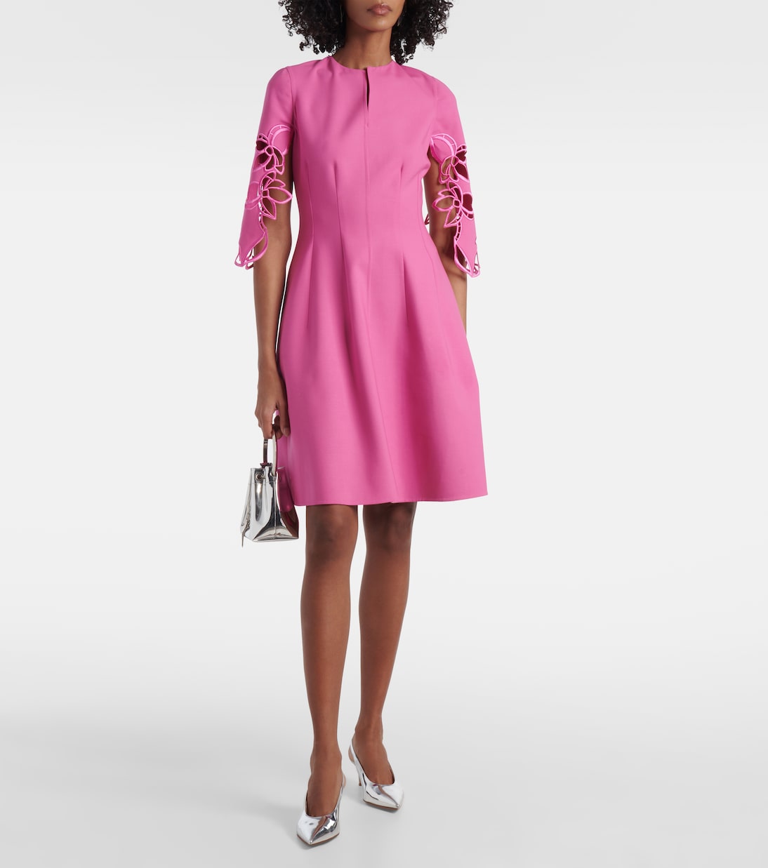 Slingback-Pumps 55 aus Metallic-Leder | Gianvito Rossi