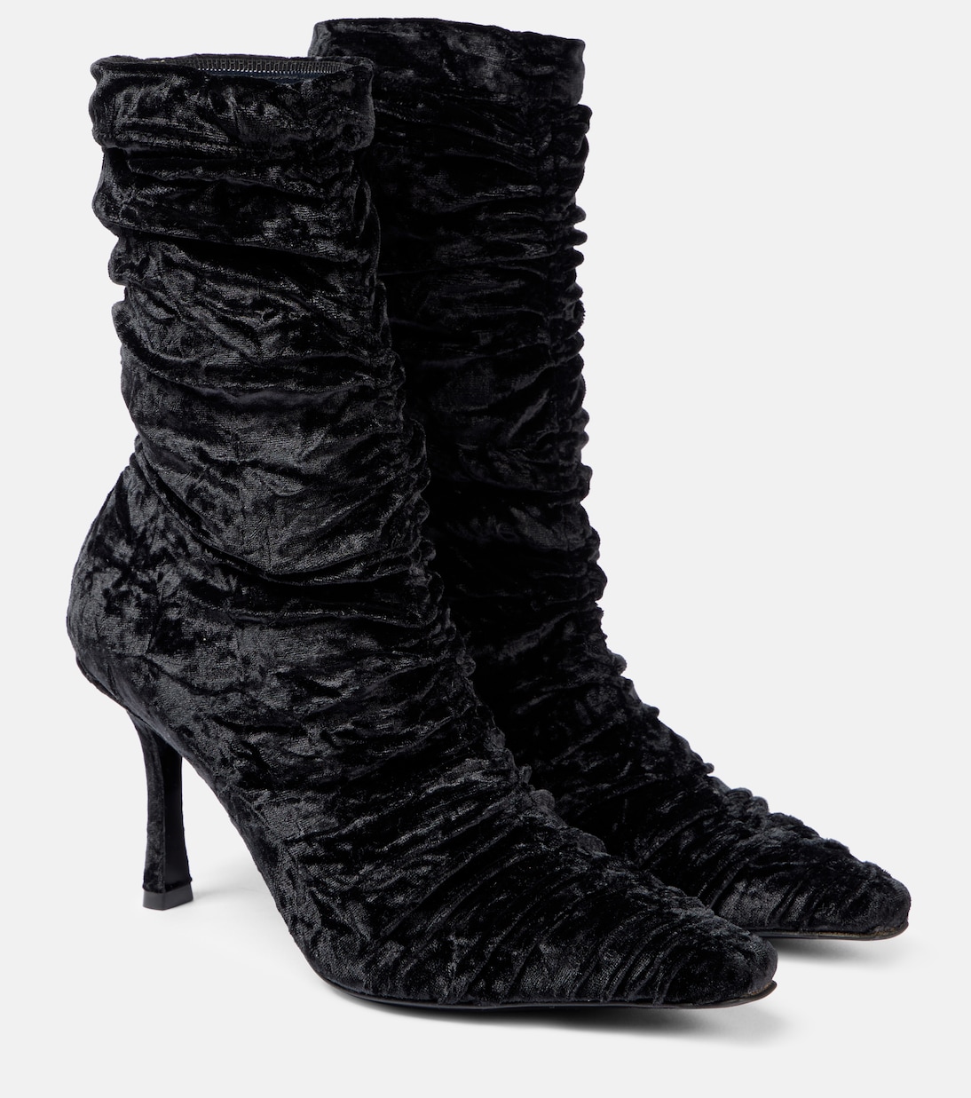Lotta 85 velvet ankle boots | Jimmy Choo