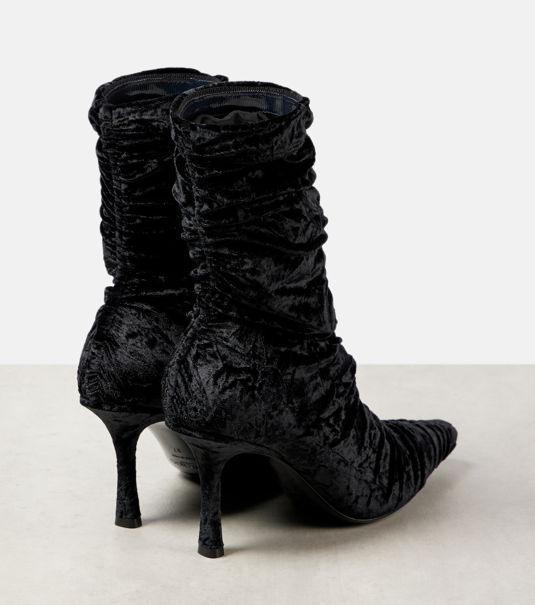 Lotta 85 velvet ankle boots | Jimmy Choo