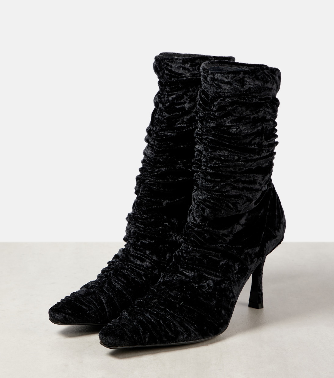 Lotta 85 velvet ankle boots | Jimmy Choo