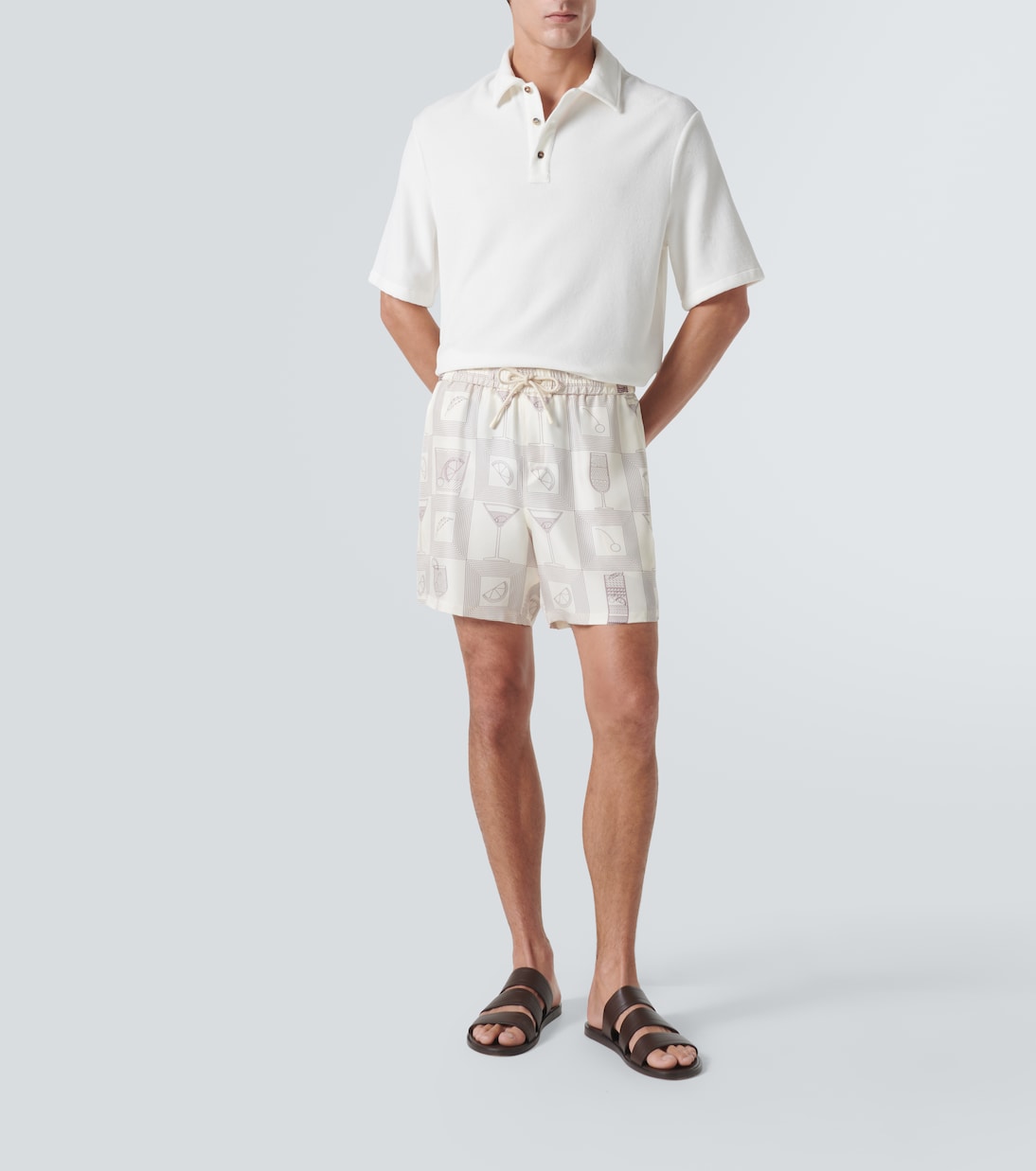 Polohemd Murano aus Baumwolle und Seide | Loro Piana