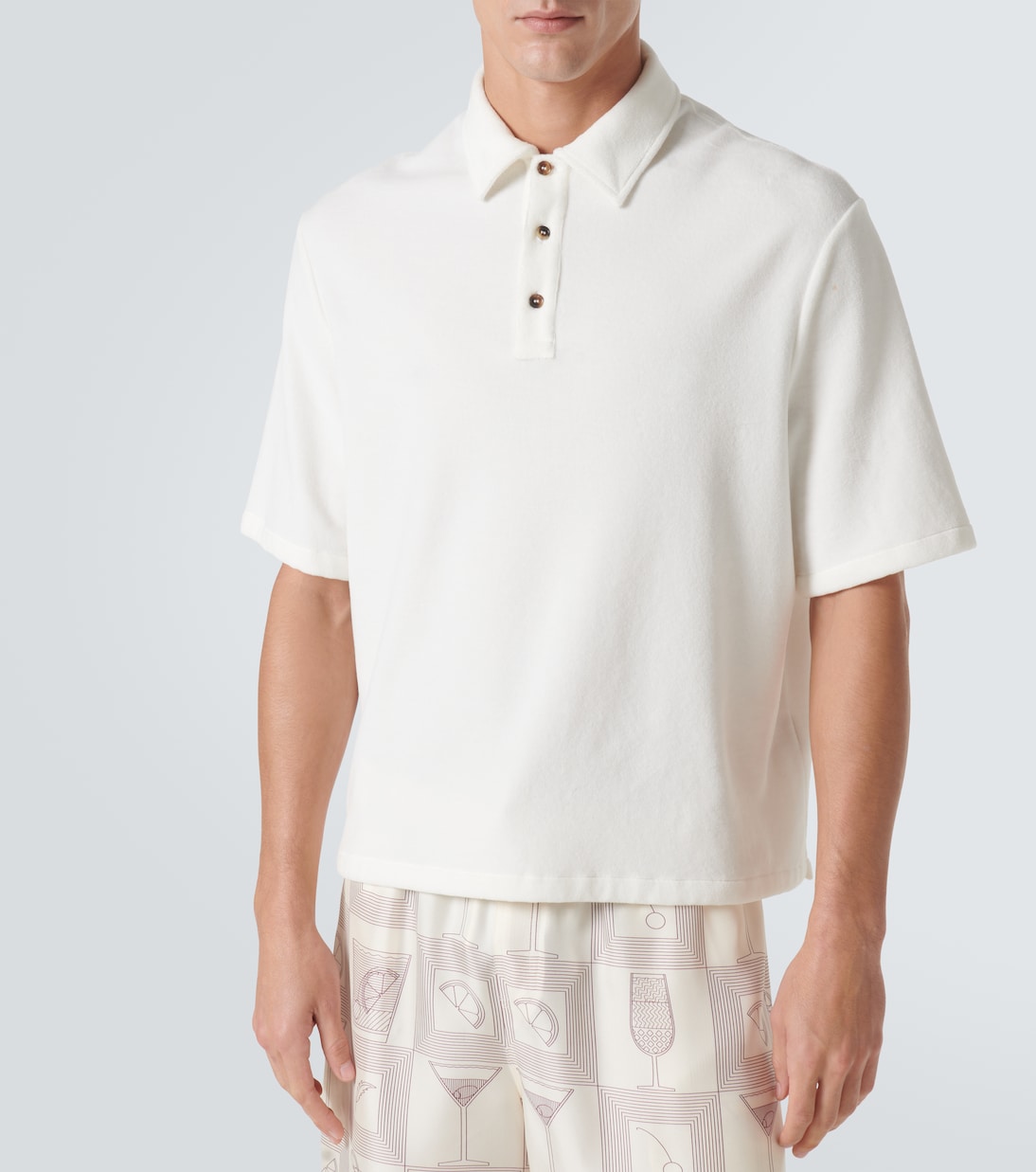 Polohemd Murano aus Baumwolle und Seide | Loro Piana