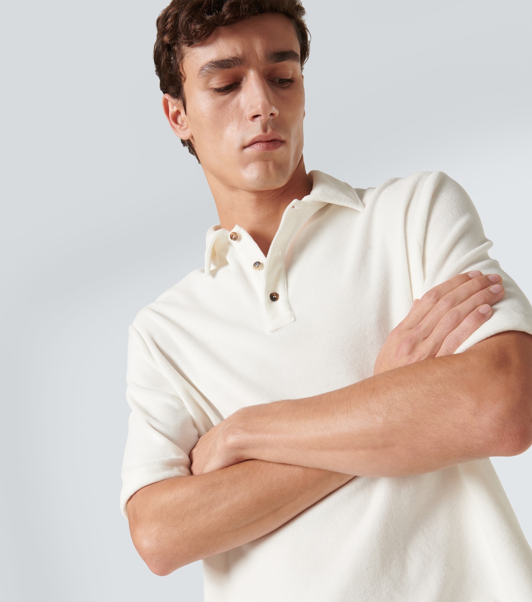 Polohemd Murano aus Baumwolle und Seide | Loro Piana