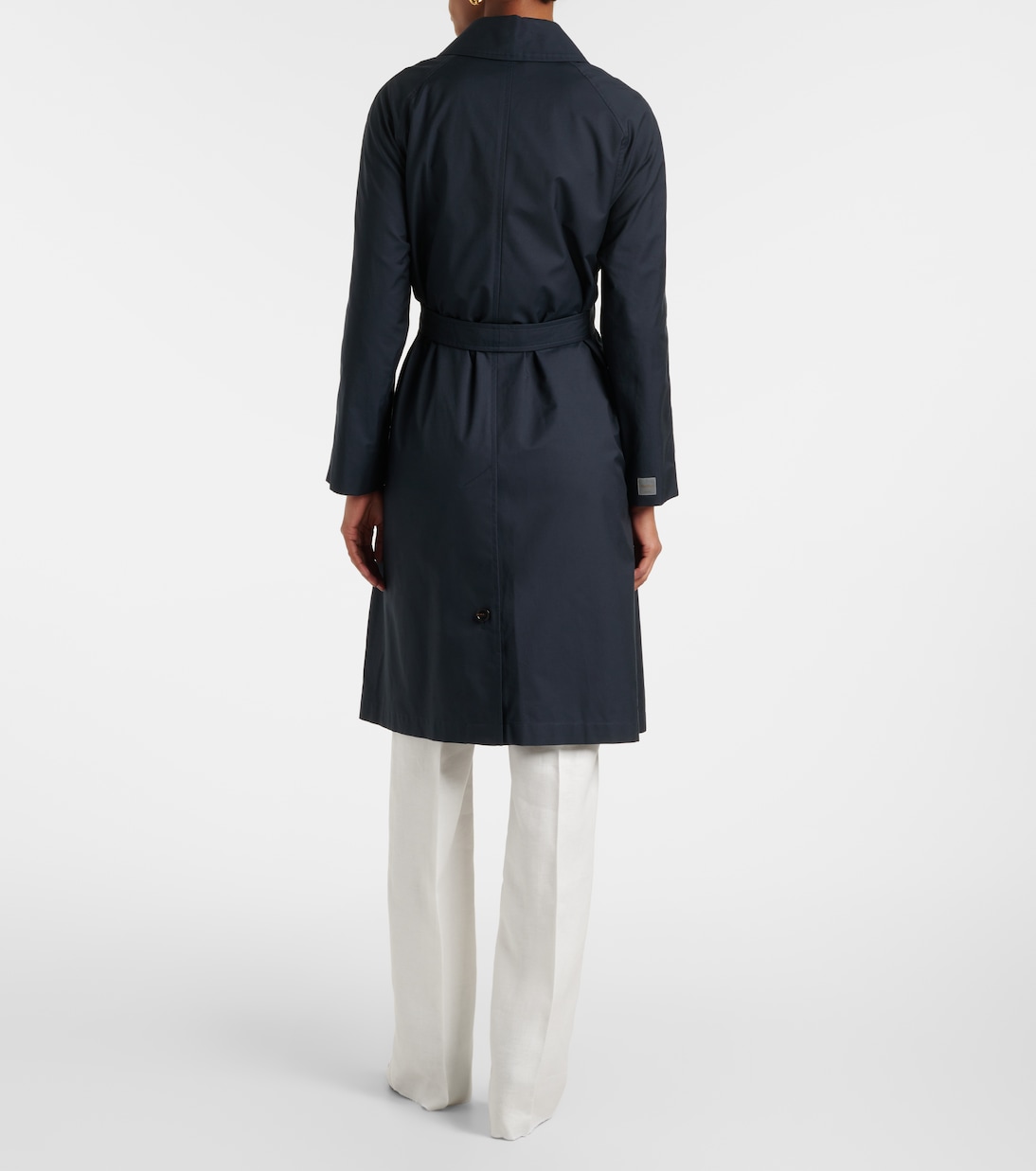 Abrigo Orleans de sarga de mezcla de algodón | Max Mara