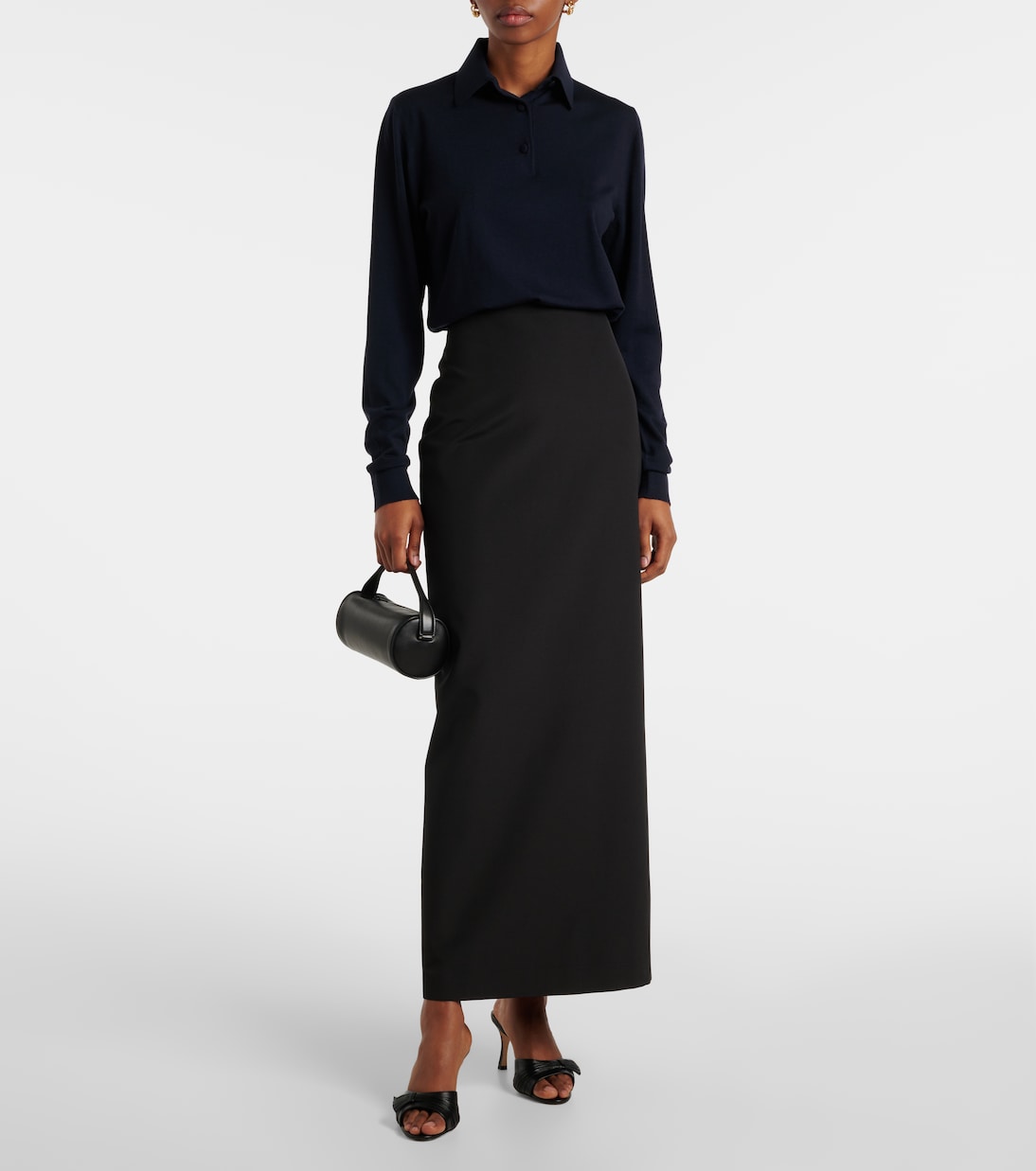 Pantoletten Ebakmu 70 aus Leder | Manolo Blahnik