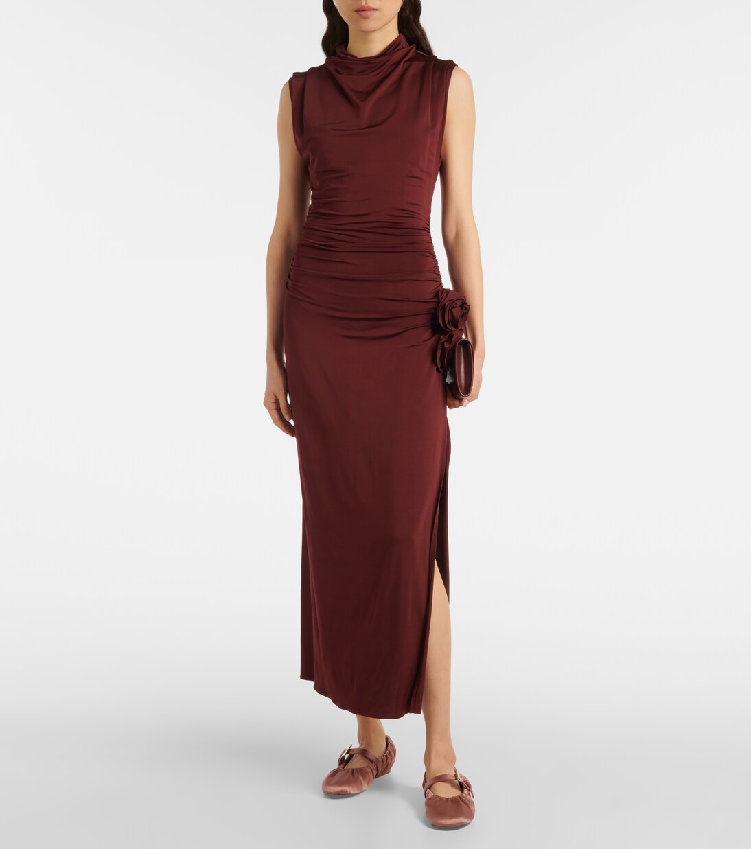 Sveva satin ballet flats | Paris Texas