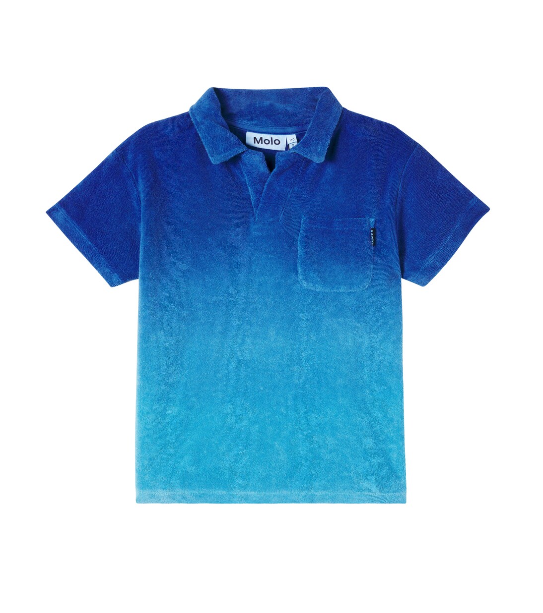 Ombré cotton terry polo shirt | Molo