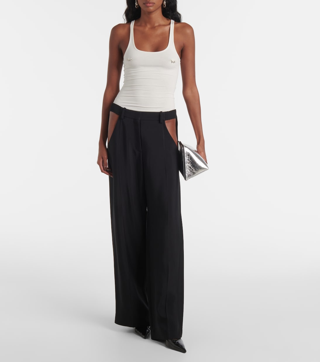 Body de algodón adornado | Mugler