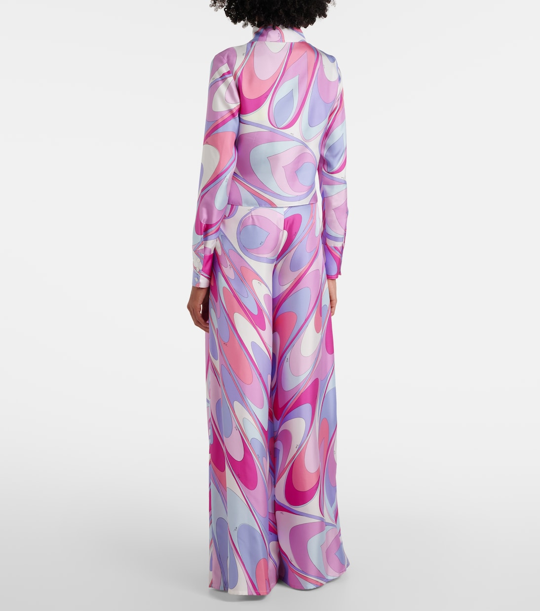 Camicia cropped in twill di seta | Pucci