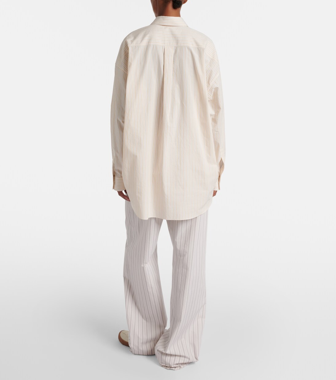 Chemise Caster rayée en coton  | The Row