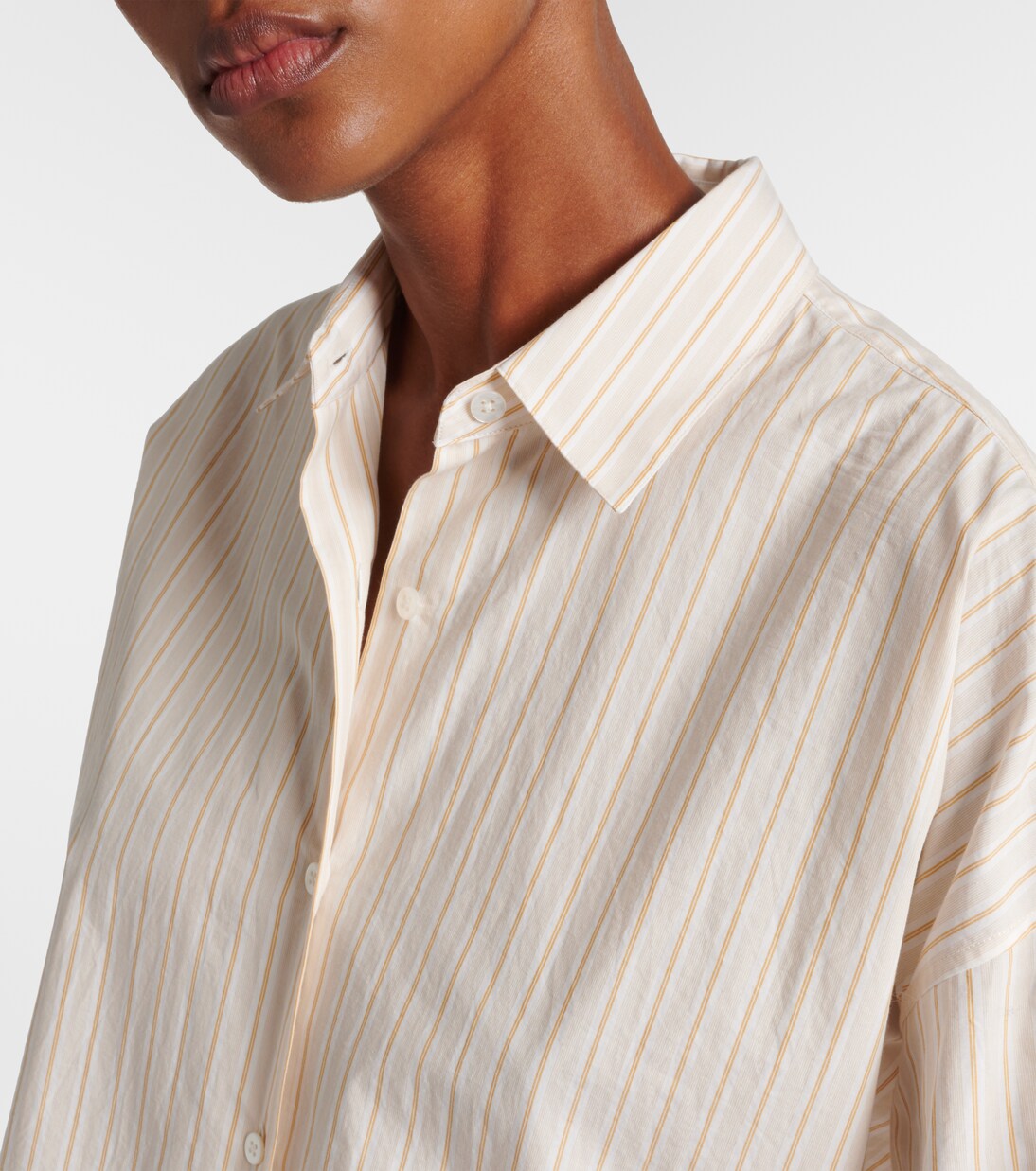 Chemise Caster rayée en coton  | The Row