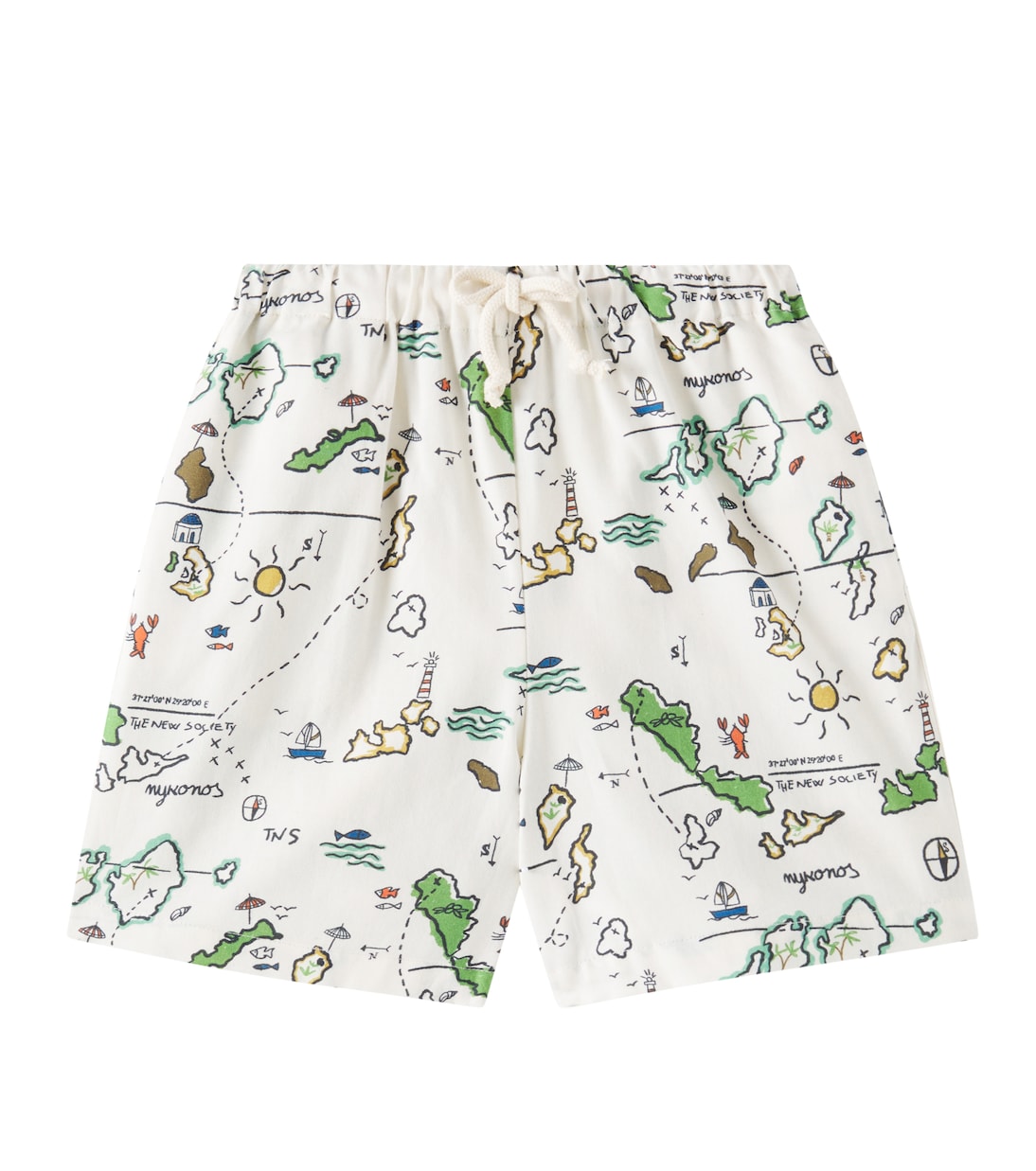 Arkoi printed cotton Bermuda shorts | The New Society