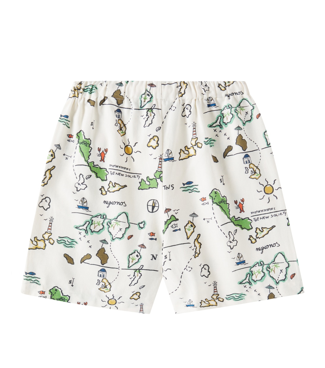 Arkoi printed cotton Bermuda shorts | The New Society