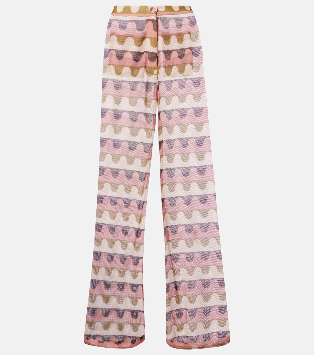 Pantalones rectos Giardino estampados | Adriana Degreas