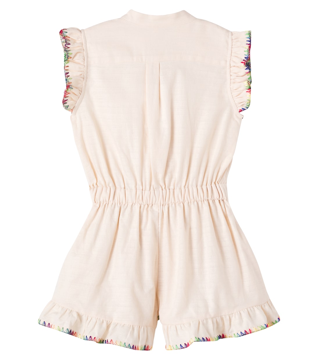 Lucky embroidered cotton playsuit | Zimmermann Kids