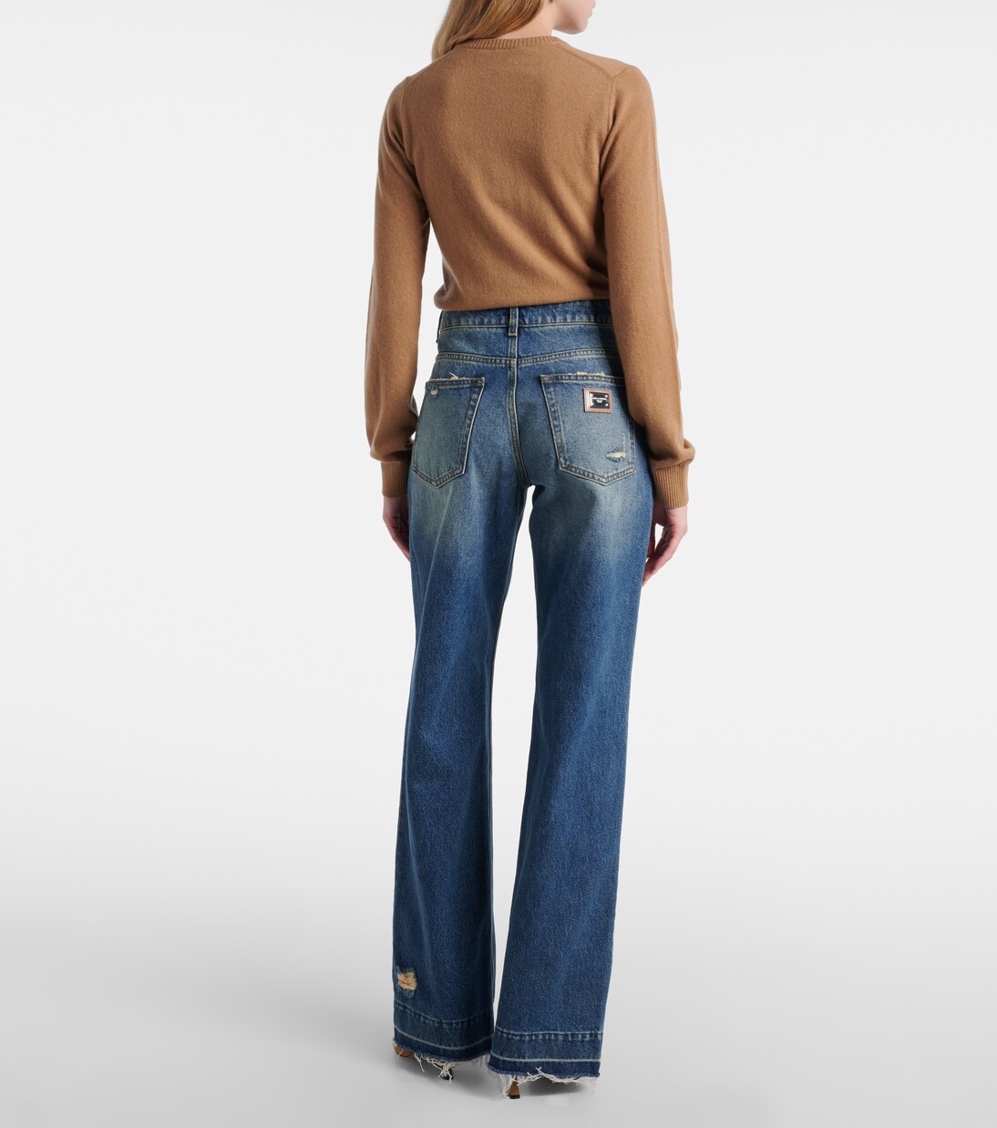 Distressed straight jeans | Dolce&Gabbana