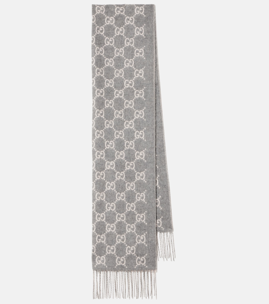 GG fringed cashmere scarf | Gucci