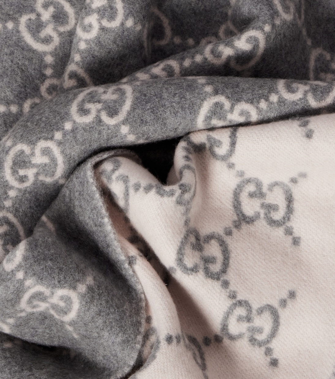 GG fringed cashmere scarf | Gucci