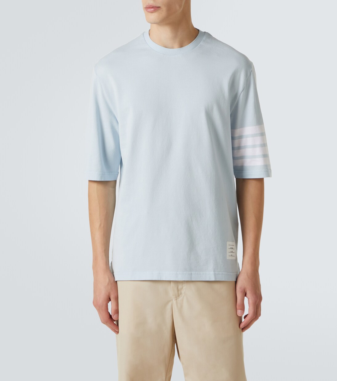 4-Bar cotton jersey T-shirt | Thom Browne