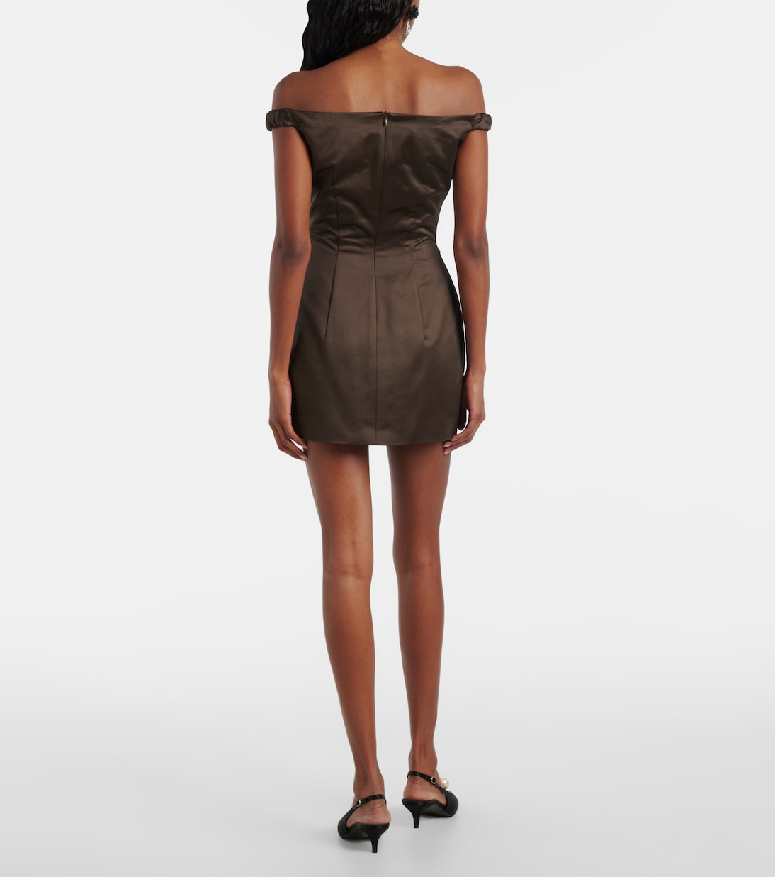 Verziertes Bustier-Kleid aus Satin | Magda Butrym