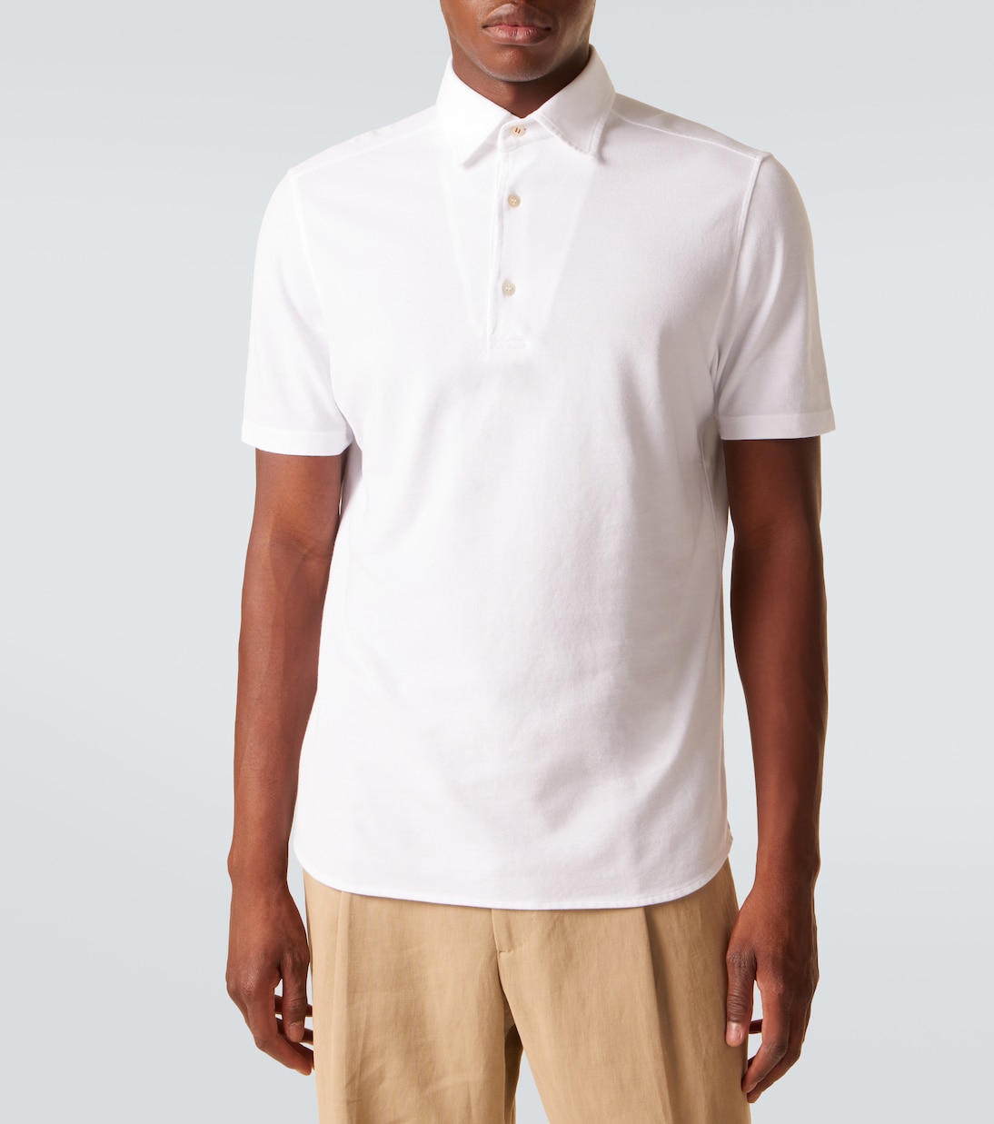 Brenna 코튼 피케 폴로 셔츠 | Loro Piana