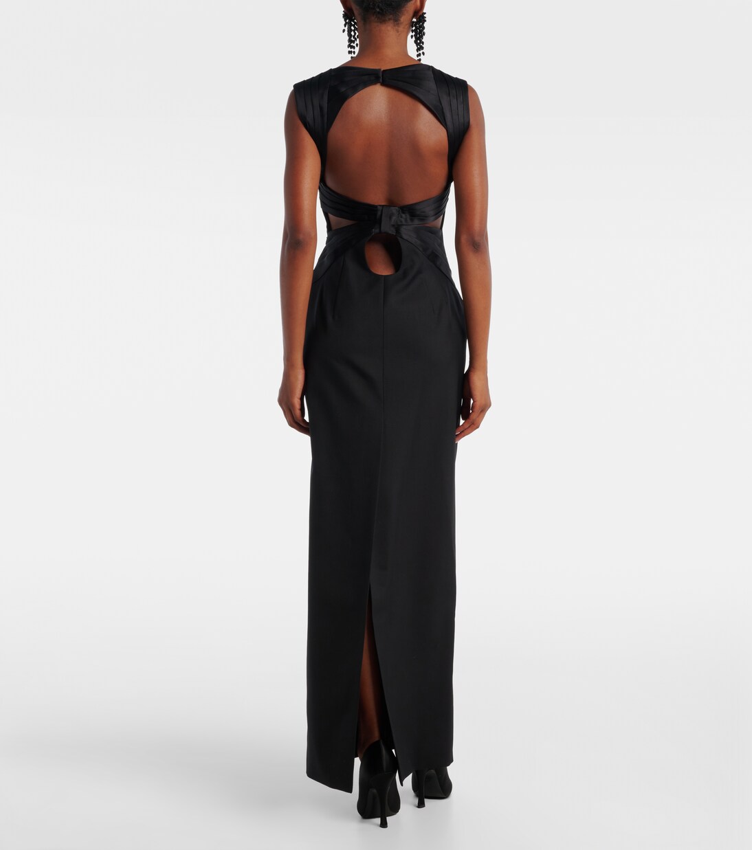 Robe longue en laine vierge | Nina Ricci