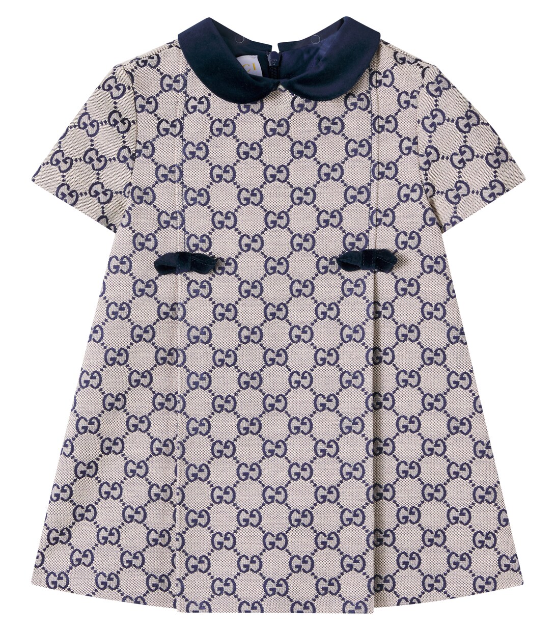 Baby GG Canvas cotton-blend dress | Gucci Kids