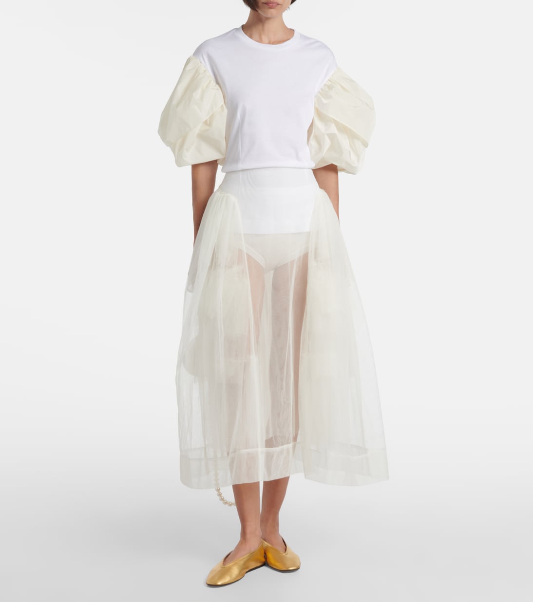 T-Shirt aus Baumwoll-Jersey | Simone Rocha