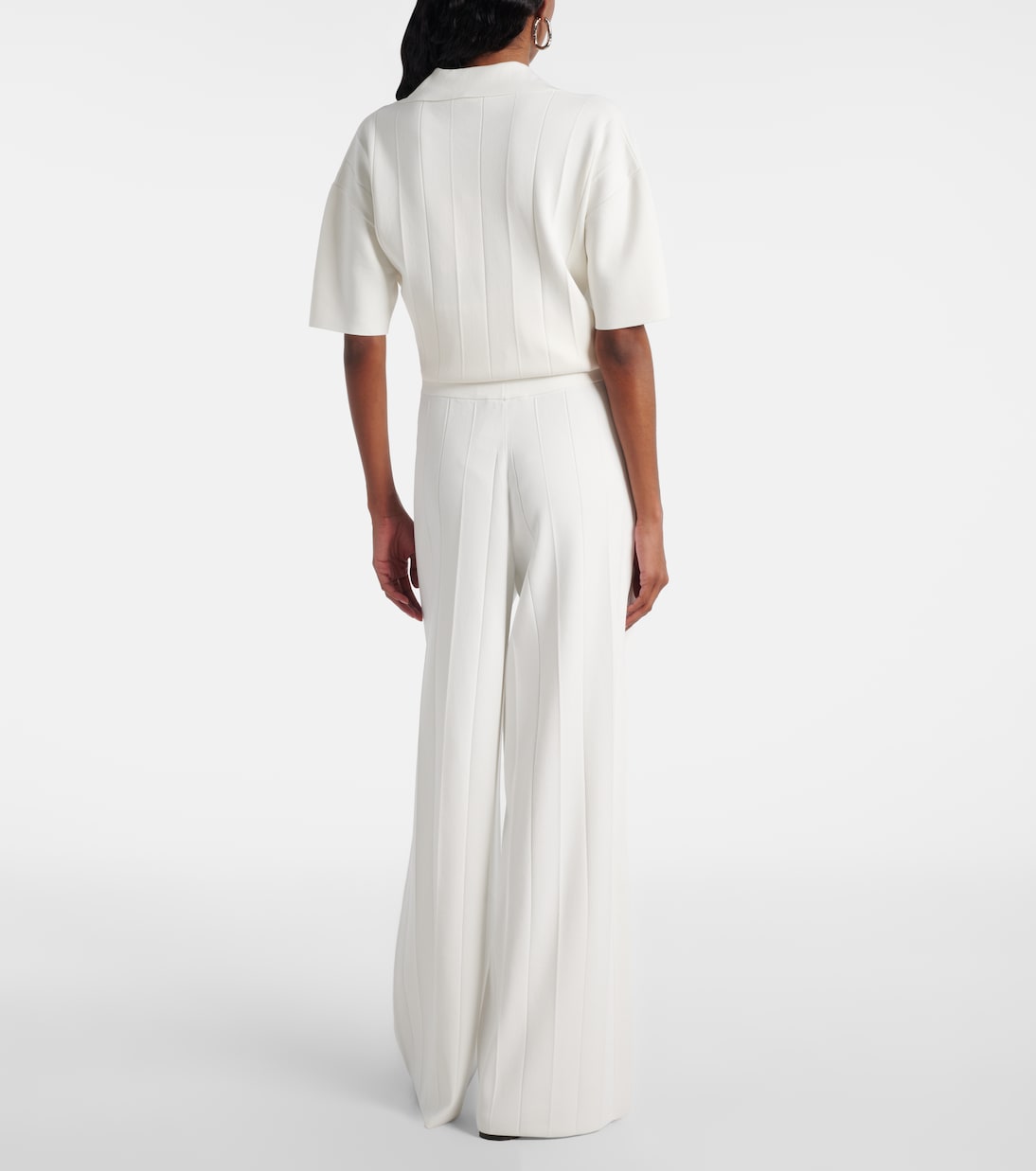 Lama crêpe wide-leg pants | Max Mara