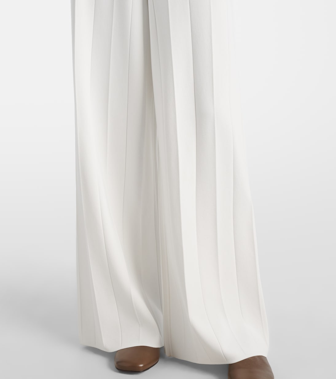 Lama crêpe wide-leg pants | Max Mara