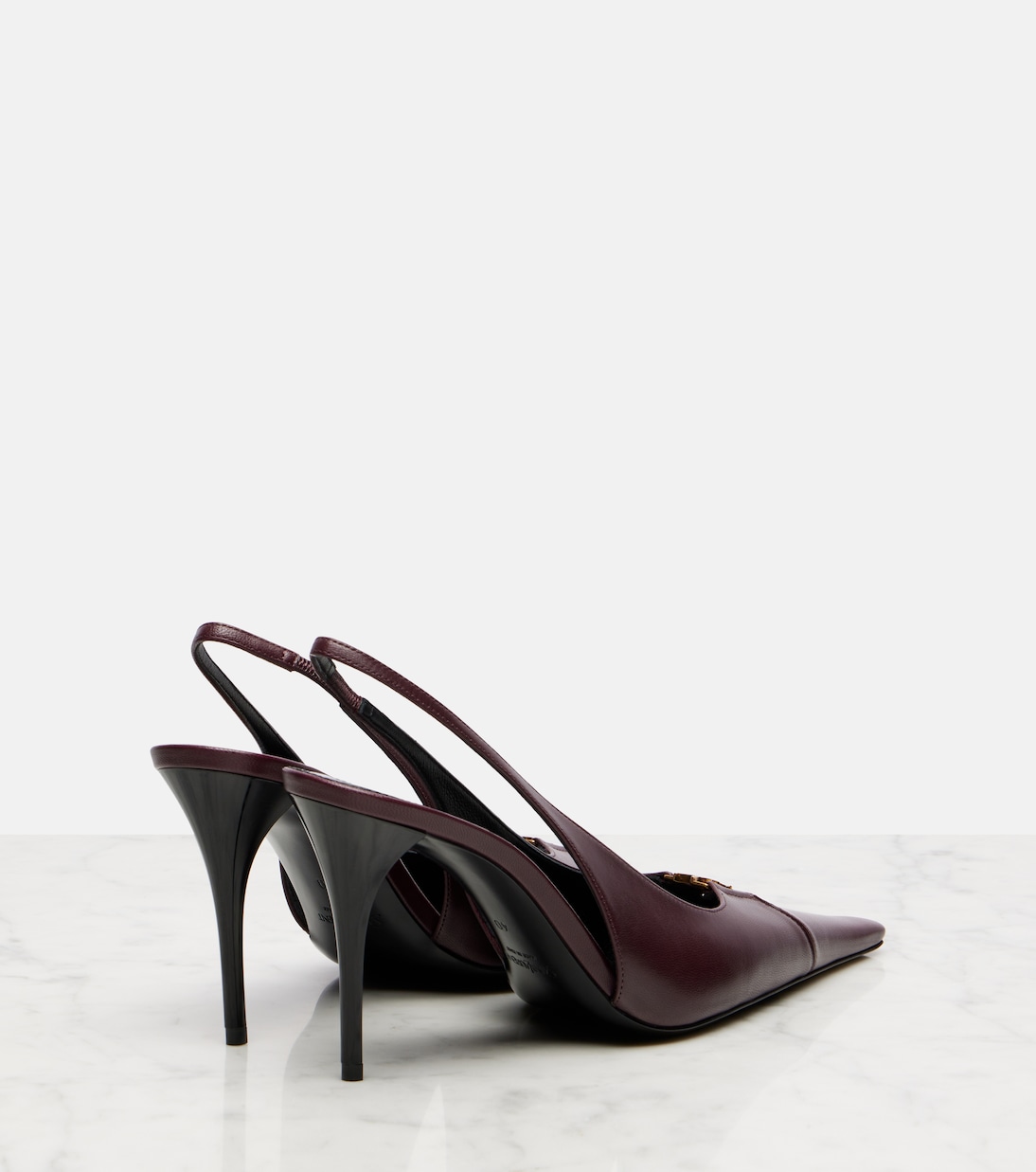 Slingback-Pumps Babylone Breteuil aus Leder | Saint Laurent