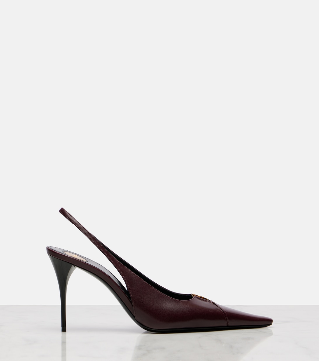 Slingback-Pumps Babylone Breteuil aus Leder | Saint Laurent