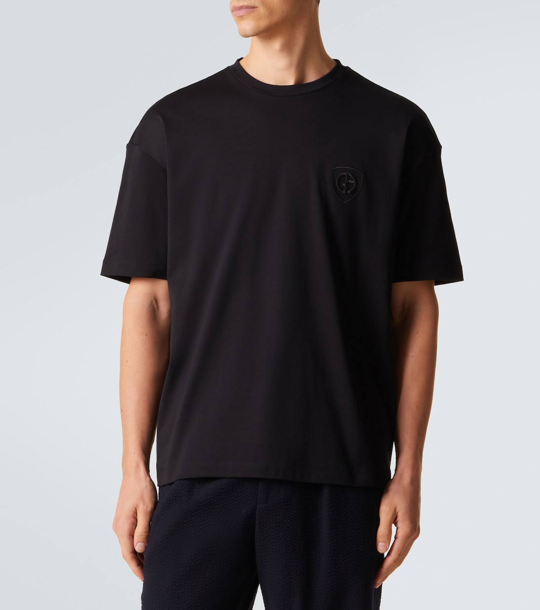 T-Shirt aus Baumwoll-Jersey | Giorgio Armani