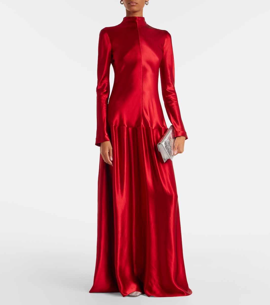 Robe longue Mila en satin | Fforme