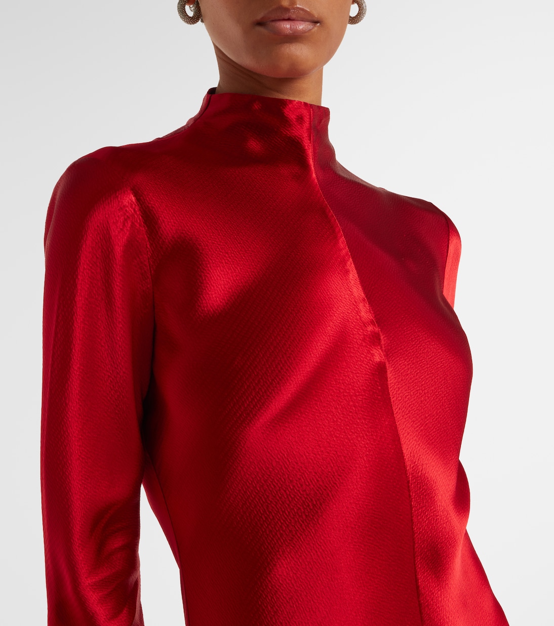 Robe longue Mila en satin | Fforme